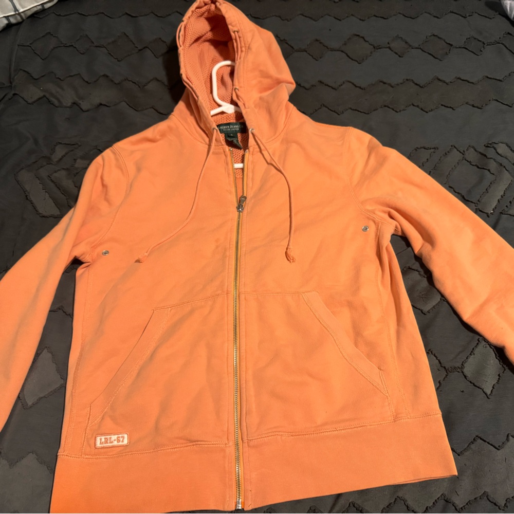 Orange Hoodie Jacket